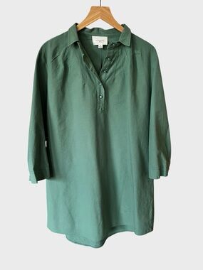 Pomander place green Polly dress.